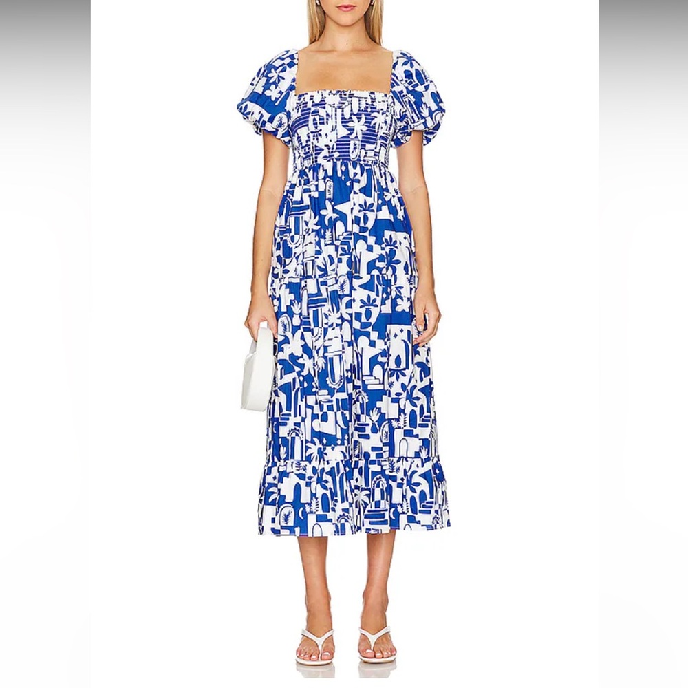 Show Me Your MuMu Afternoon Tea Dress in Santorini Escape NWT Large
